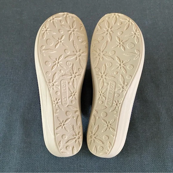 Fly Flot Clog Slip-on Mule Navy Mesh Comfort Anti-shock Anatomic Size US 7.5 - Picture 9 of 11